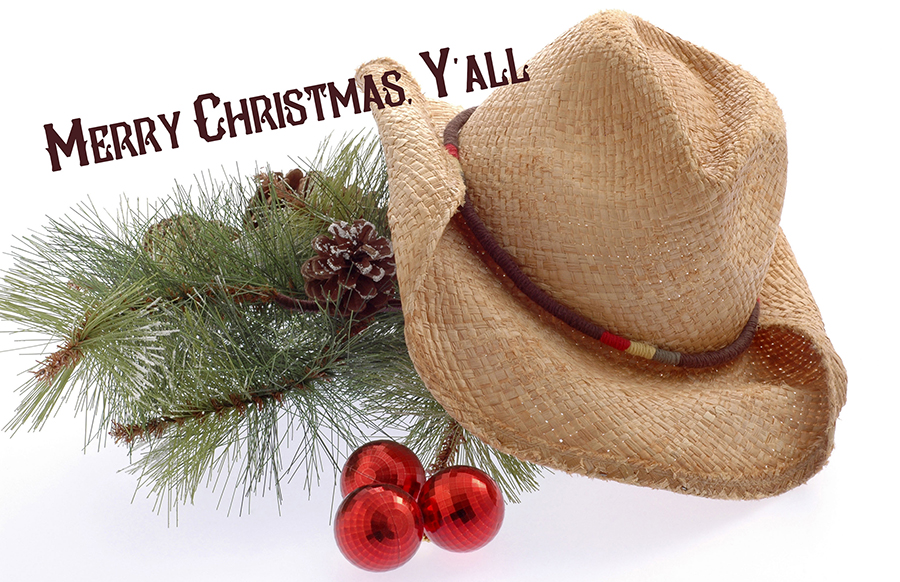 Cowboy Hat Holiday Card