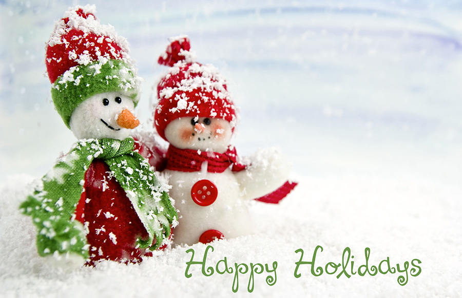 Happy Holidays Snowmen