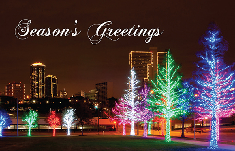 Colorful Christmas in Fort Worth