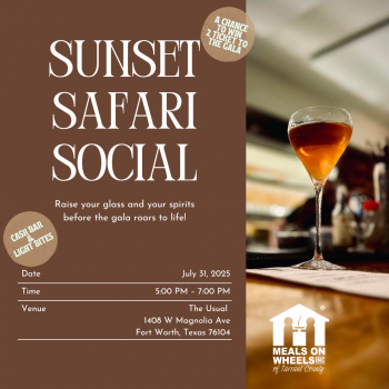 Sunset Safari Social Graphic