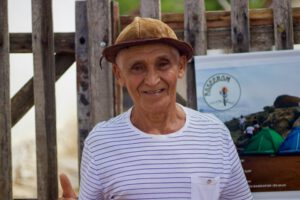James, a Meals on Wheels recipient, at home in Arlington
