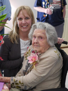 Beulah, a Meals on Wheels recipient, age 105